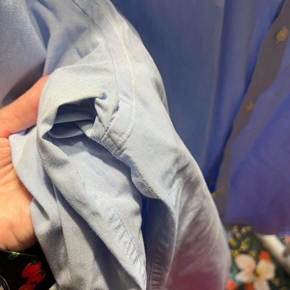 Izod French blue button down shirt - Picture 2 of 5